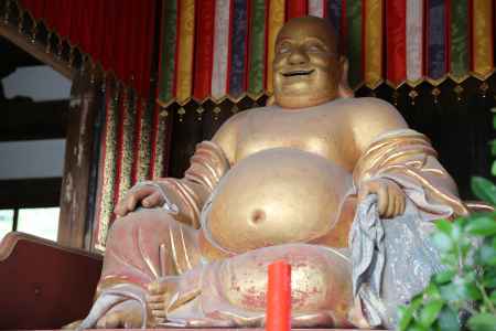 弥勒菩薩の化身とされる布袋像