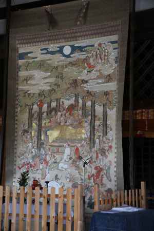 千本釈迦堂 涅槃図