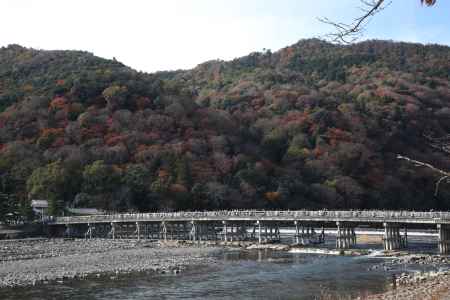 渡月橋と嵐山 3