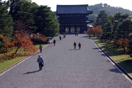 仁和寺中門から二王門