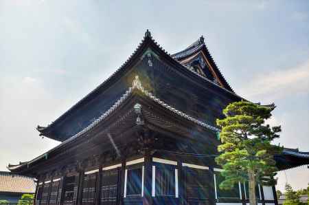 東福寺の本堂を見上げる