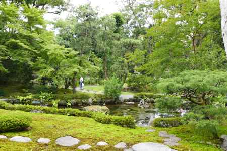 旧三井家下鴨別邸　新緑の庭