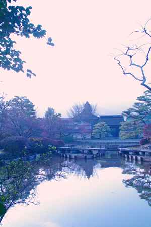 アンコール遺跡?の夕暮れ
