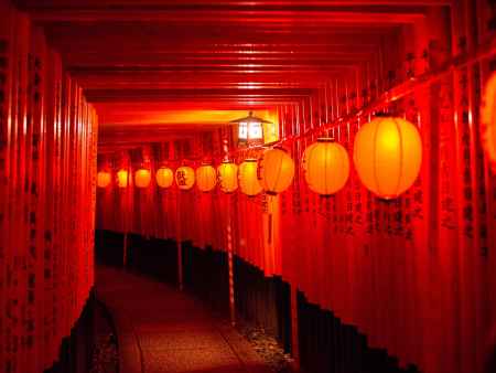 伏見稲荷大社 宵宮祭 千本鳥居