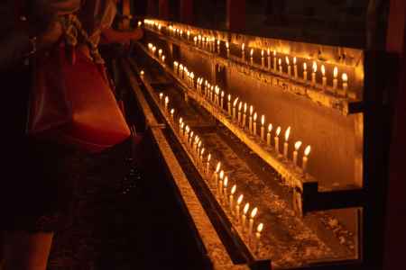下鴨神社　みたらし祭　ロウソク献灯