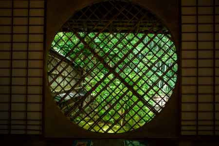 祇王寺　光の丸