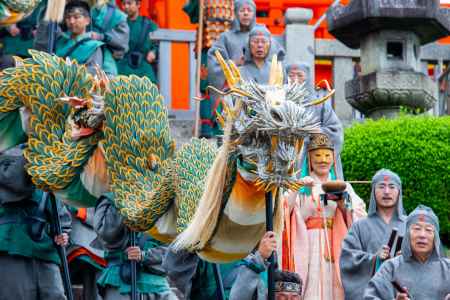 清水寺　青龍会の行道　3