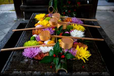 勝林寺　花手水　2