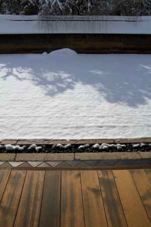 冬の龍安寺方丈庭園6