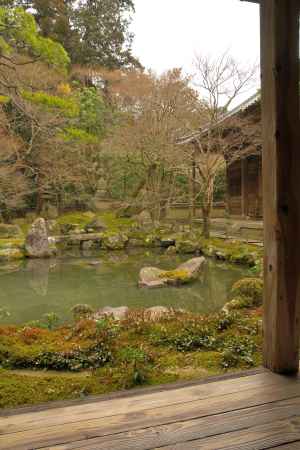 冬の蓮華寺庭園2
