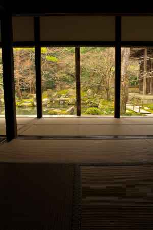 冬の蓮華寺庭園8