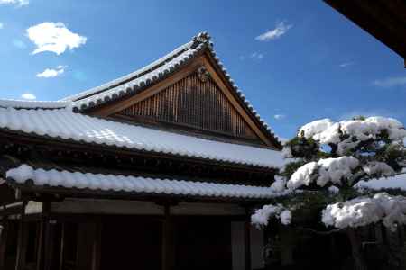 雪景色の仁和寺17