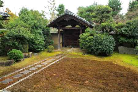 冬の清凉寺大方丈庭園2