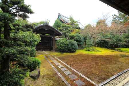 冬の清凉寺大方丈庭園4