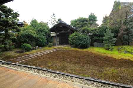 冬の清凉寺大方丈庭園9