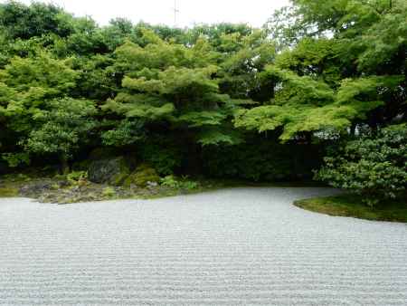 雨上がりの圓徳院