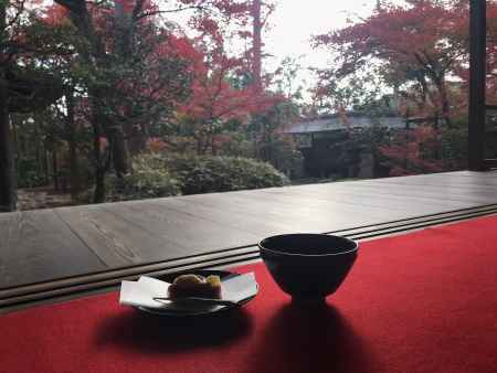 2018 妙心寺にて抹茶とお菓子