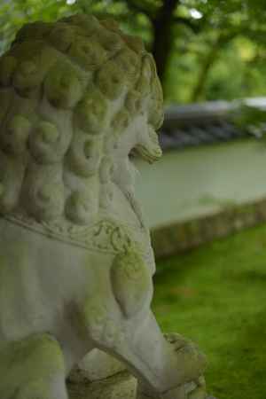 永観堂の獅子孔座像