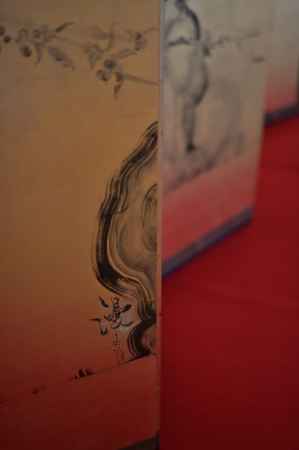 チェン・マンの屛風画＿霊源院