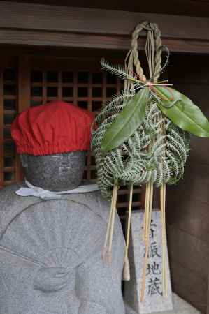 お正月の首振地蔵＿清水寺