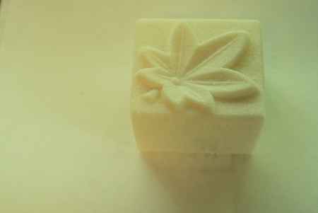 落雁も緑に染まる