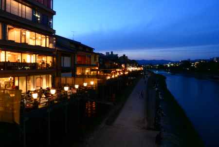 納涼床　はじまり～