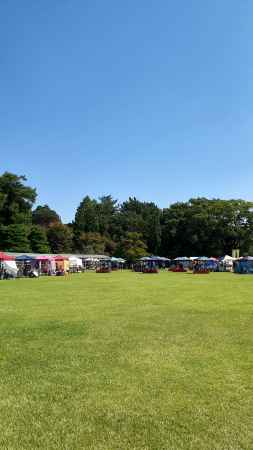 秋晴れの手づくり市