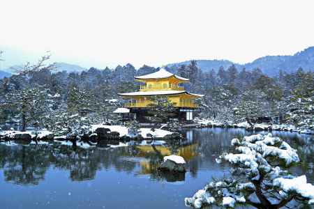 雪の金閣