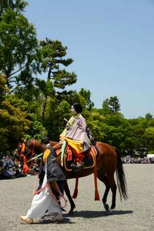 騎女（むなのりおんな）さん　凛々しく