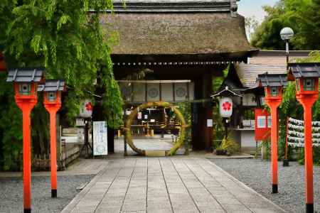 平野神社さん　茅の輪くぐり2023