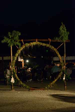 上賀茂神社さん　茅の輪くぐり