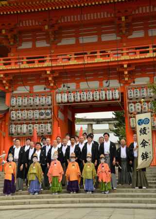 南楼門　記念撮影