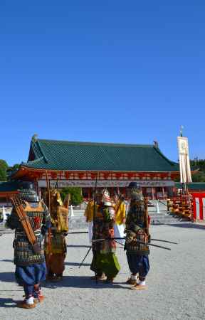 主将と将佐　大極殿