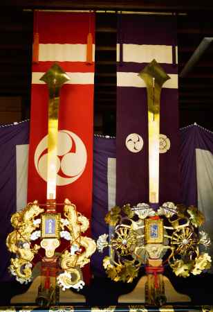 八大神社さん　秋の剣鉾