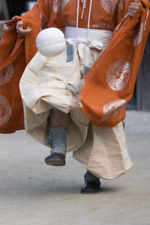 下鴨神社の蹴鞠はじめ3