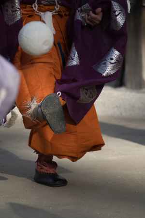 下鴨神社の蹴鞠はじめ5