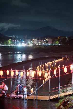 嵐山灯籠流し