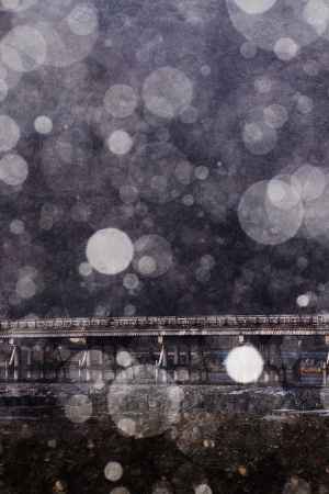 夜明け前の嵐山