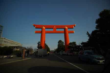 平安神宮の大鳥居