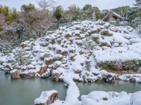 雪の名勝庭園④