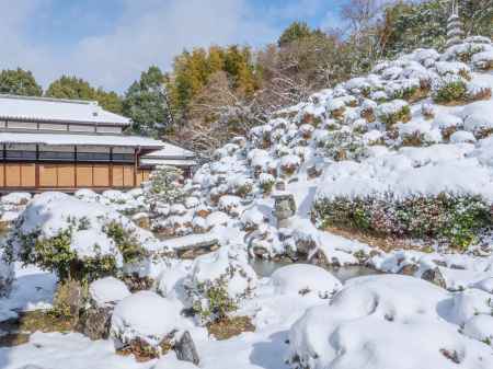 雪の名勝庭園③