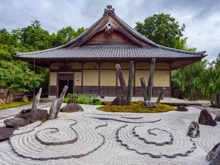 圓光寺「奔龍庭」➁