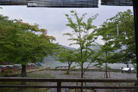 梅雨の嵐山