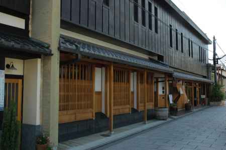 西陣の町並み