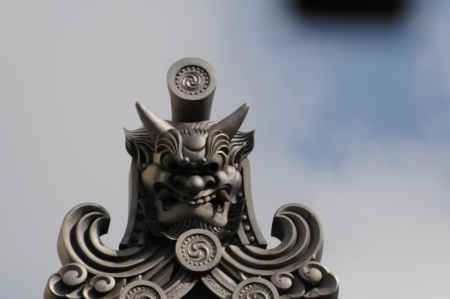 宝蔵寺　鬼瓦