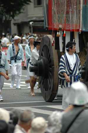 放下鉾の車輪