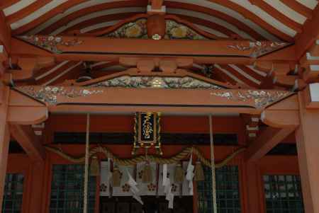 長岡天満宮の拝殿