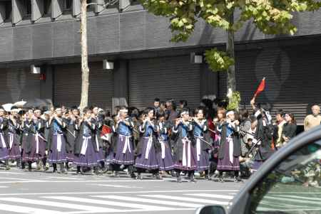 時代祭　維新勤王列の楽隊