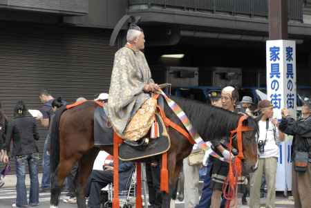 時代祭　馬に乗った人
