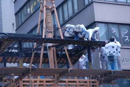 高い所での作業